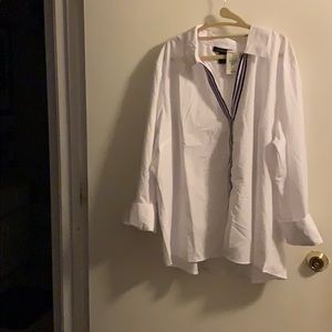 Ashley Stewart Women’s button down shirt NWT